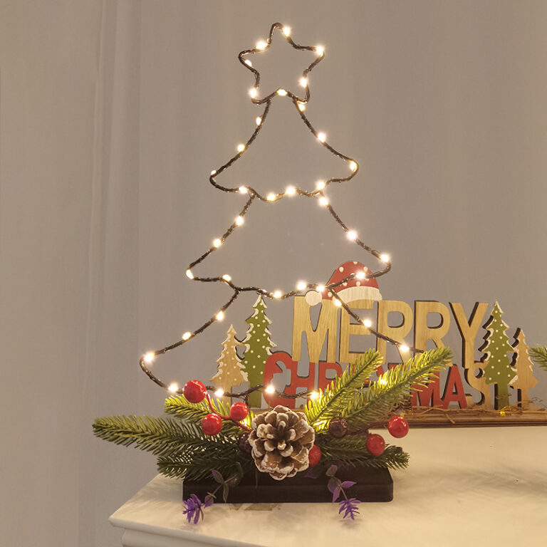 Grosir LED Lampu Dekorasi Pohon Natal – YZ-80002 - Lampu LED Kawat Tembaga