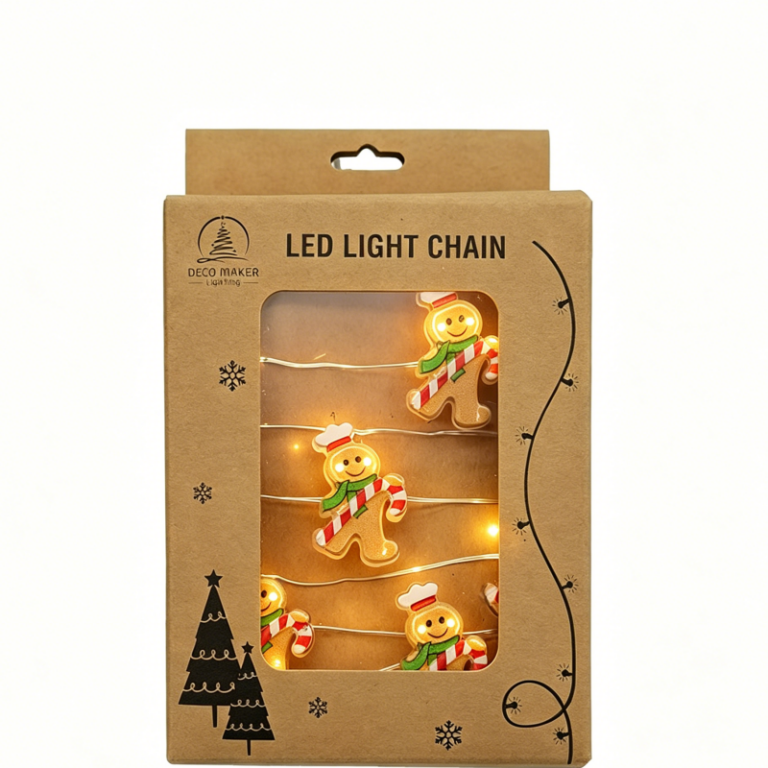 LED-Kupferdrahtleuchte Lebkuchenmann im Großhandel – YZ-20160 - LED Kupferdrahtlichter