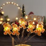 LED-Kupferdrahtleuchte Lebkuchenmann im Großhandel – YZ-20160