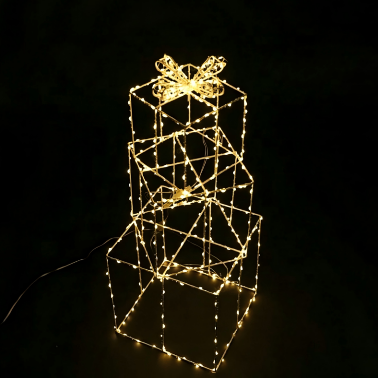 Wholesale LED Gift Box Metal Frame With Copper – YZ-60094 - LED Copper Wire Lights