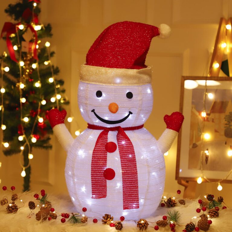 Wholesale LED Foldable Santa Snowman Motif – YZ-60136 - Christmas Lights