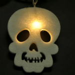 Wholesale Battery Skull Shaped Warm White LED – YZ-80075