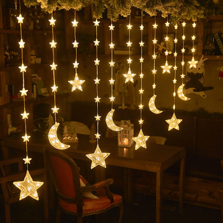 Wholesale Window Moon And Star Curtain Lights LED – YZ-90021 - LED Curtain & Icicle Lights