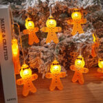 Großhandel LED-Lichterkette BO 10LED Lebkuchenmann – YZ-90041