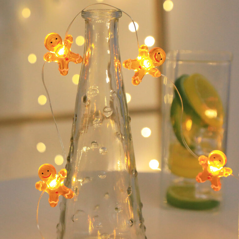 Wholesale BO Copper Wire LED Lights Gingerbread – YZ-90061 - LED Copper Wire Lights