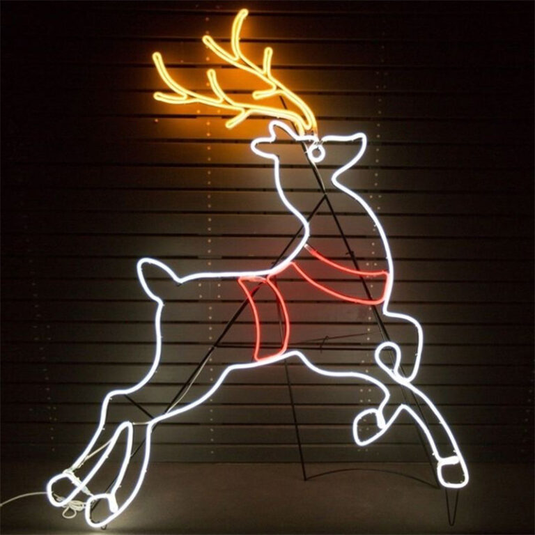 Wholesale LED Motif Warm White Neon Light Deer – YZ-90077 - Christmas Lights