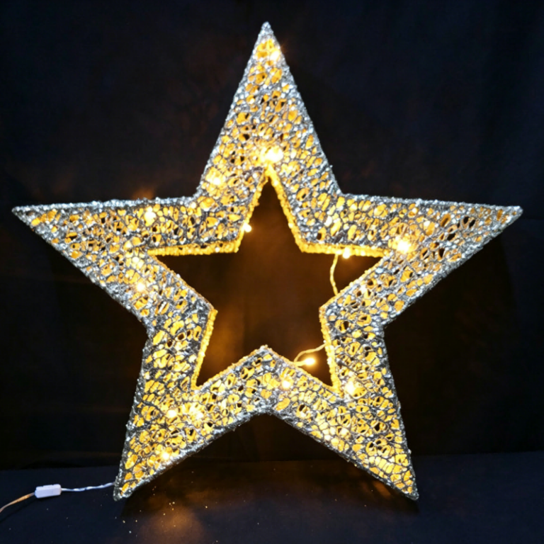 Wholesale LED Motif 3D Acrylic Star – YZ-90112 - LED Motif & Shape Lights