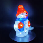 Wholesale LED Motif 3D Acrylic Snowman 20LED – YZ-90118