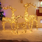 Großhandel LED-Motiv 3D-Acryl-Hirschfamilie oder – YZ-90122