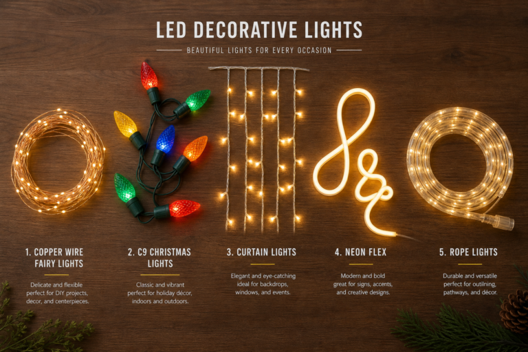 Different Types of LED Decorative Lights Explained
